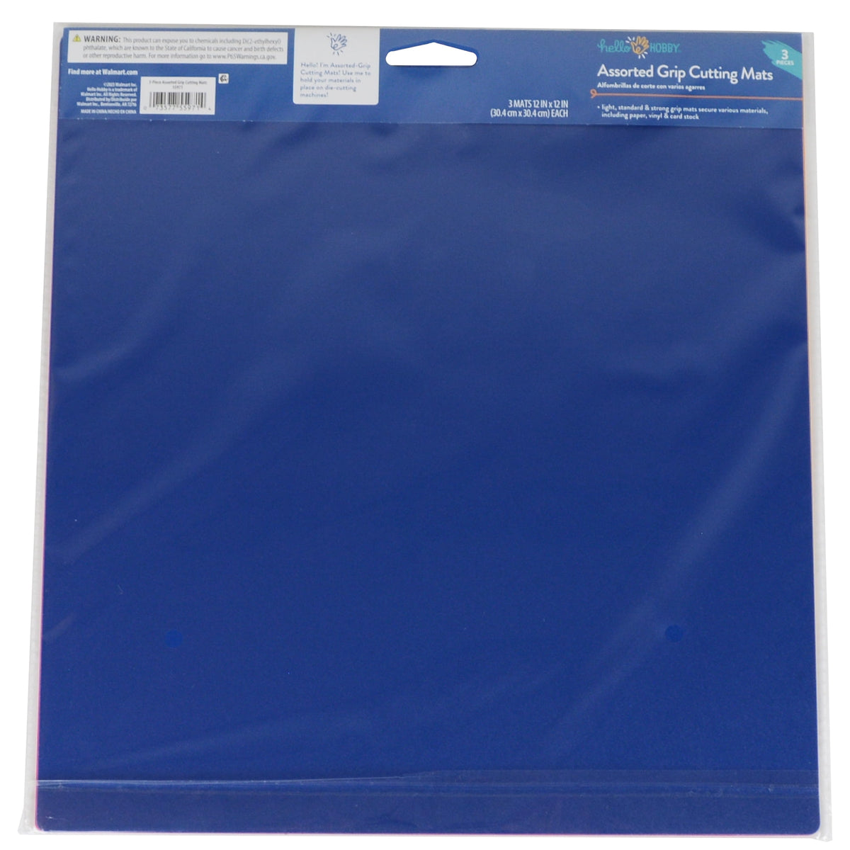 Hello Hobby 12" x 12" Adhesive Cutting Mats Set, Assorted Colors, 3 Pack — product image 10