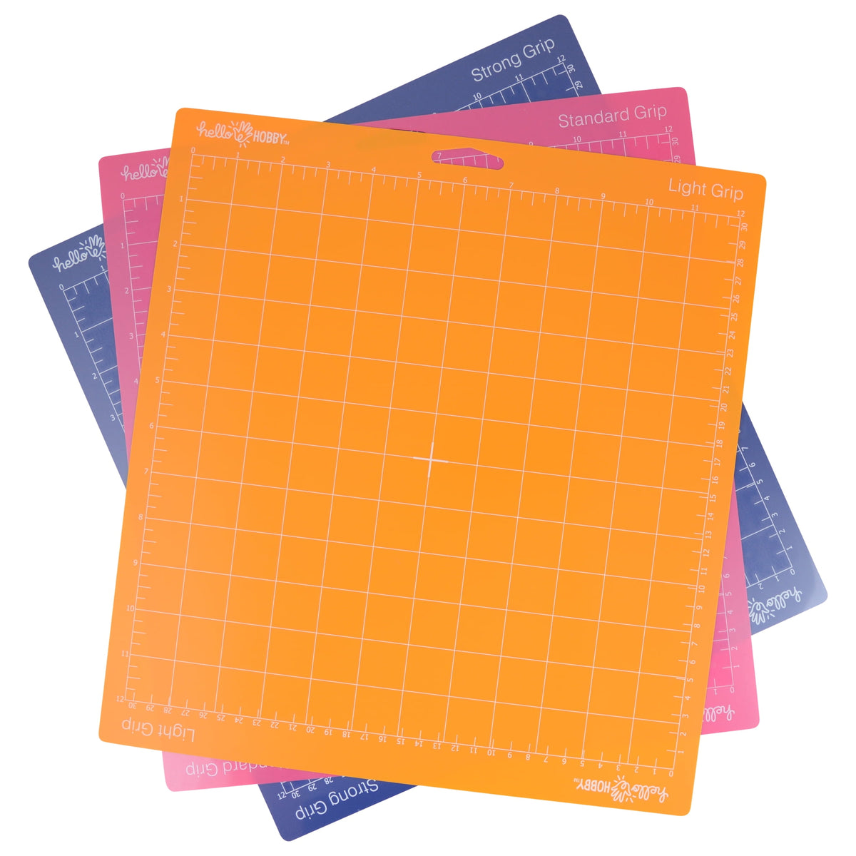 Hello Hobby 12" x 12" Adhesive Cutting Mats Set, Assorted Colors, 3 Pack — product image 17