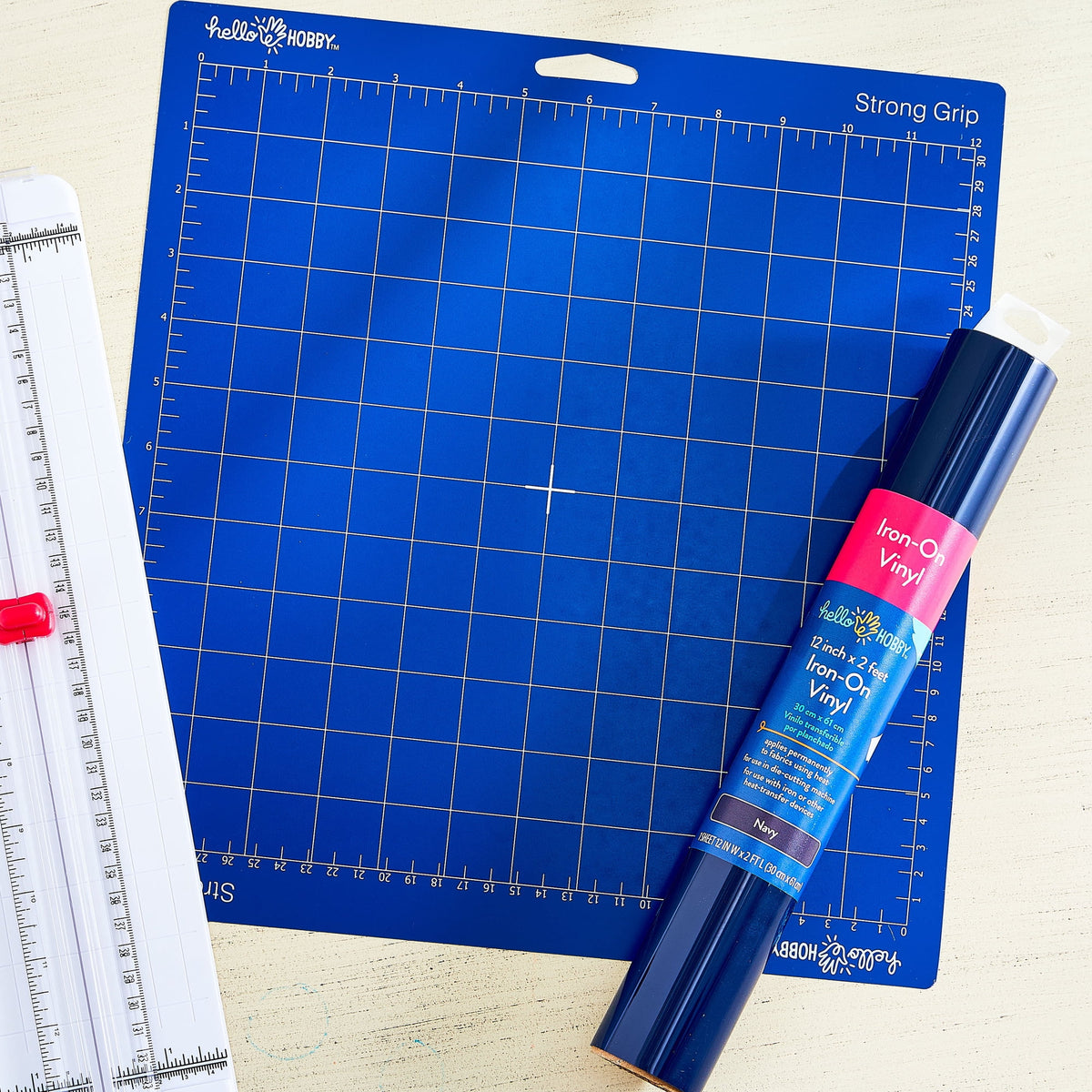 Hello Hobby 12" x 12" Adhesive Cutting Mats Set, Assorted Colors, 3 Pack — product image 3