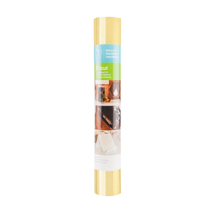 Cricut® Premium Vinyl™ Metallic – Removable, Gold, 12" x 48"