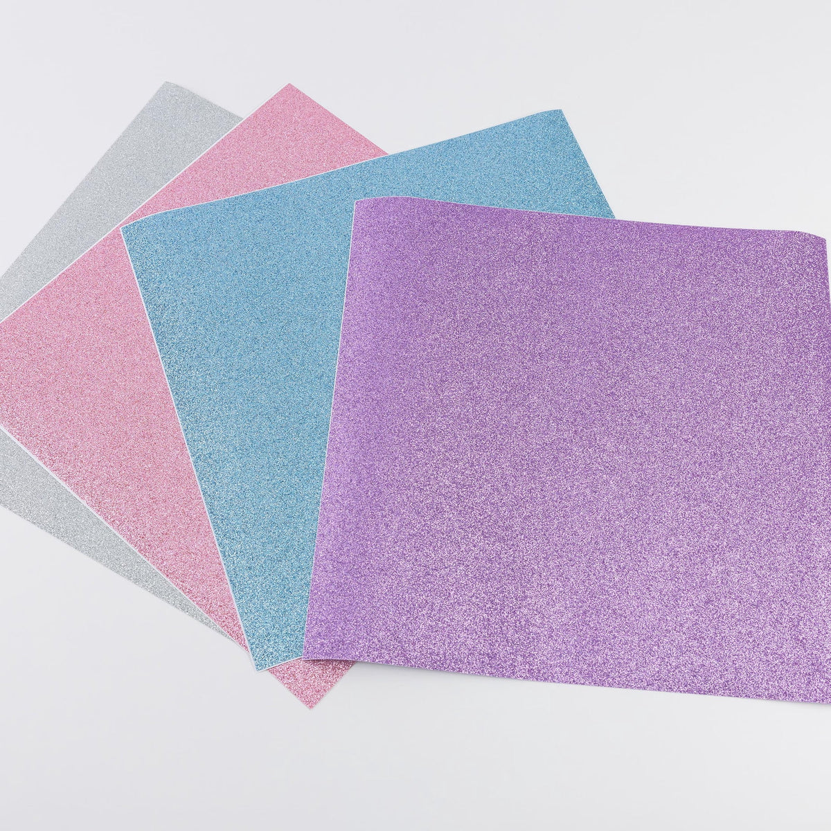 Hello Hobby 12" x 12" Pastel Glitter Sampler Permanent Craft Vinyl Sheets (4 Count) — product image 3