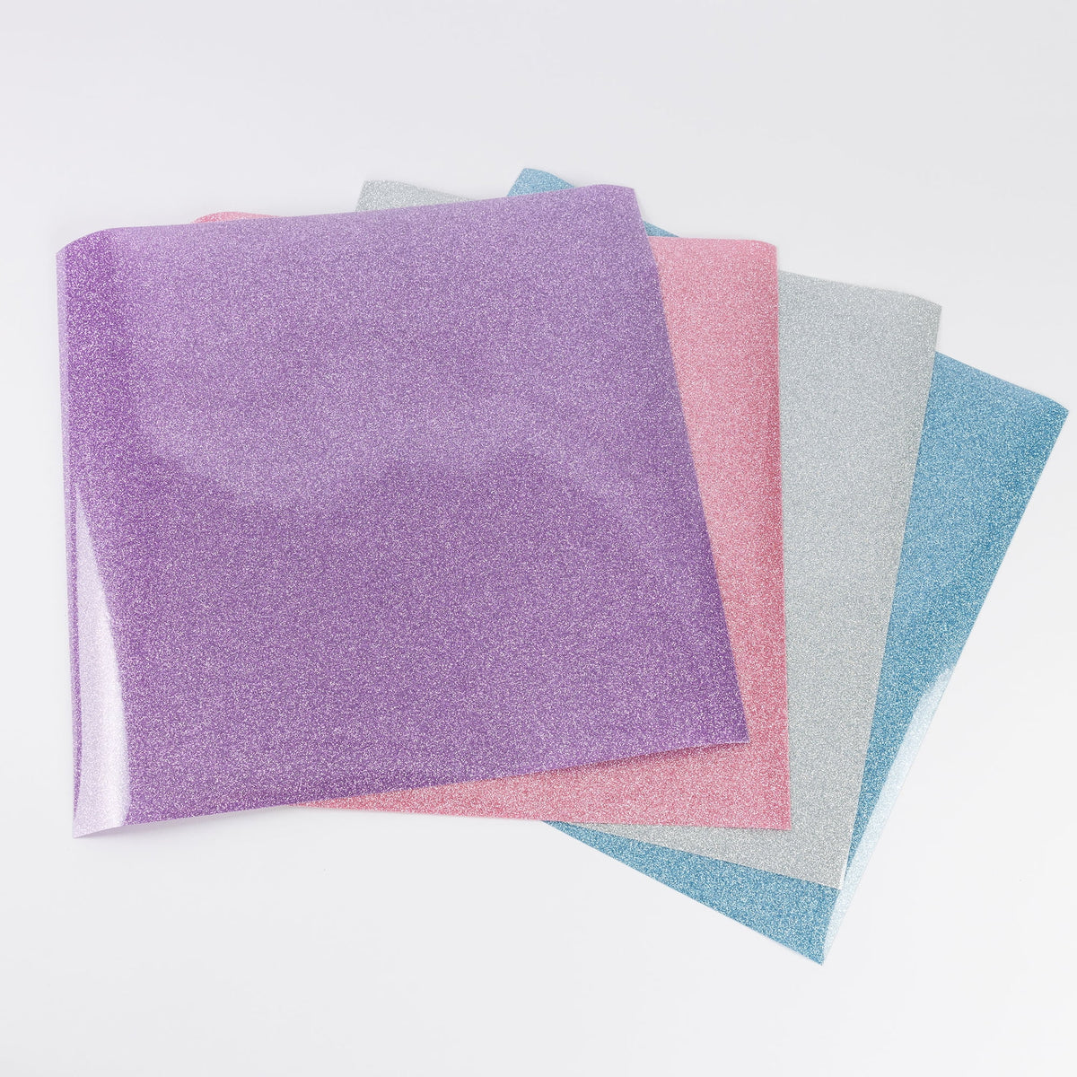 Hello Hobby 12" x 12" Pastel Glitter Sampler Iron-On Sheets (4 Count) — product image 3