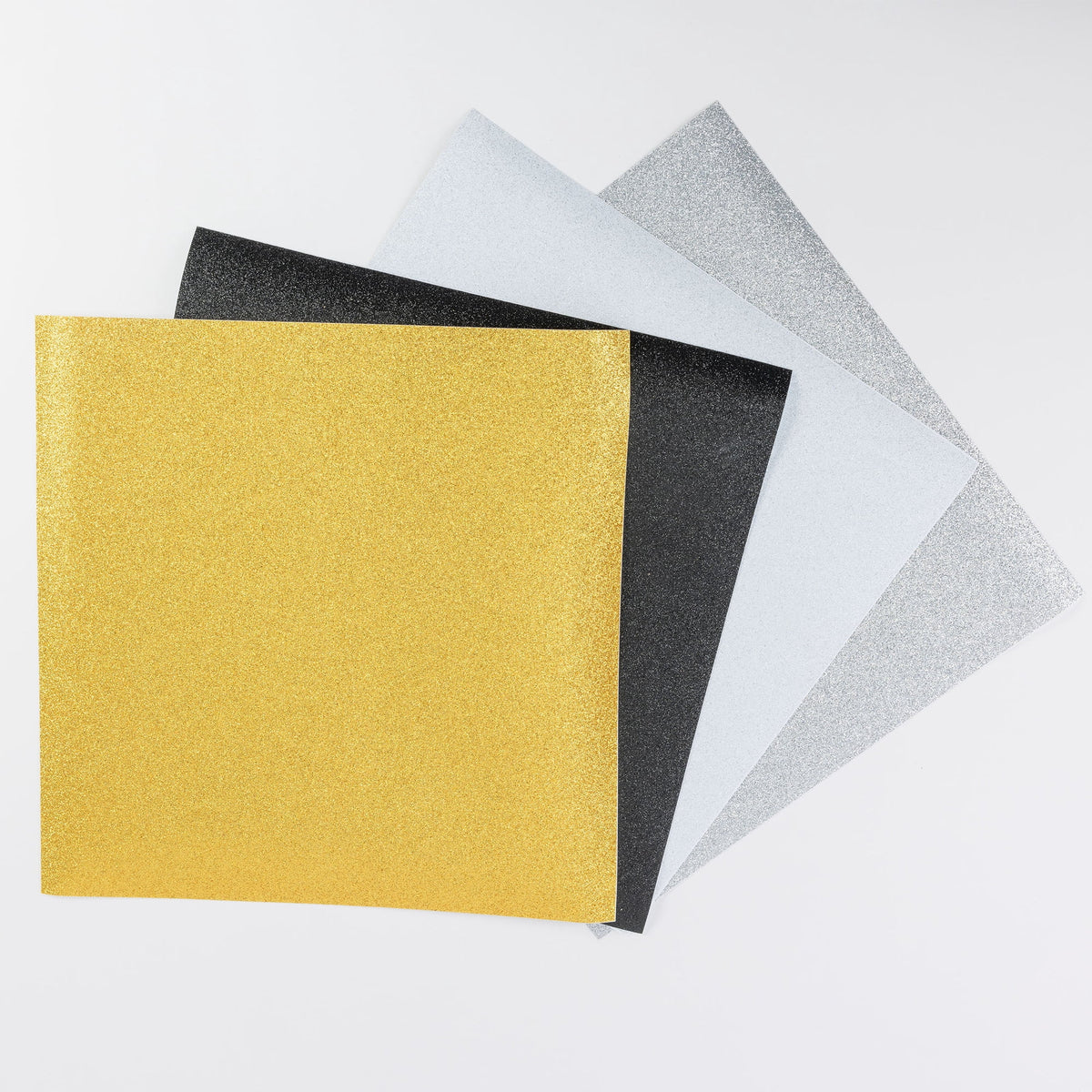 Hello Hobby 12" x 12" Basic Glitter Sampler Permanent Craft Vinyl Sheets (4 Count) — product image 4
