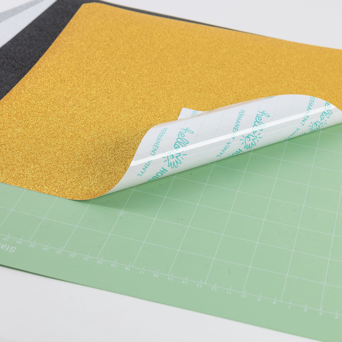 Hello Hobby 12" x 12" Basic Glitter Sampler Permanent Craft Vinyl Sheets (4 Count) — product image 5