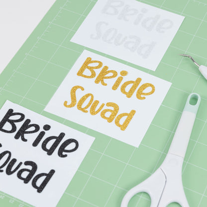 Hello Hobby 12" x 12" Basic Glitter Sampler Permanent Craft Vinyl Sheets (4 Count) — product image 8