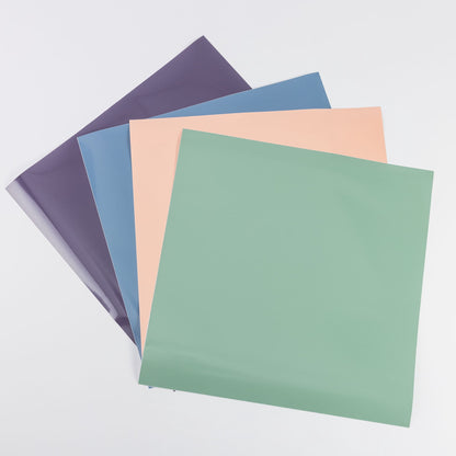 Hello Hobby 12" x 12" Cool Tone Sampler Permanent Craft Vinyl Sheets (4 Count) — product image 3