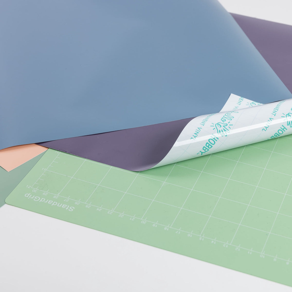 Hello Hobby 12" x 12" Cool Tone Sampler Permanent Craft Vinyl Sheets (4 Count) — product image 5