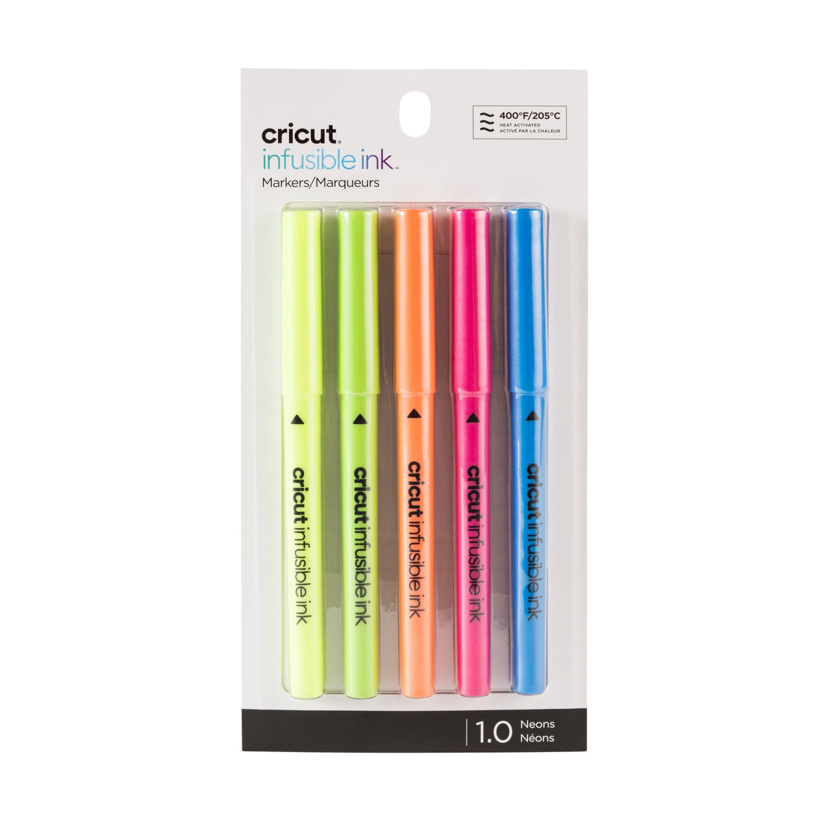 Cricut Infusible Ink Markers 1.0, Neons (5 ct), Medium Point