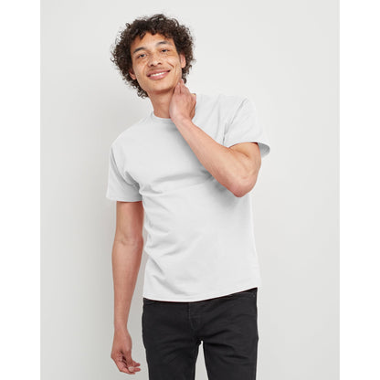 Hanes Men Crew neck T-Shirt 4-Pack ComfortSoft 100% Cotton Heavyweight Tee Plain — product image 2