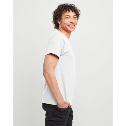 Hanes Men Crew neck T-Shirt 4-Pack ComfortSoft 100% Cotton Heavyweight Tee Plain — product image 3