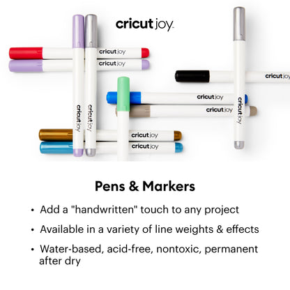 Cricut Joy™ Glitter Gel Pens, 0.8 mm (3 ct), Black, Gold, Silver — product image 5