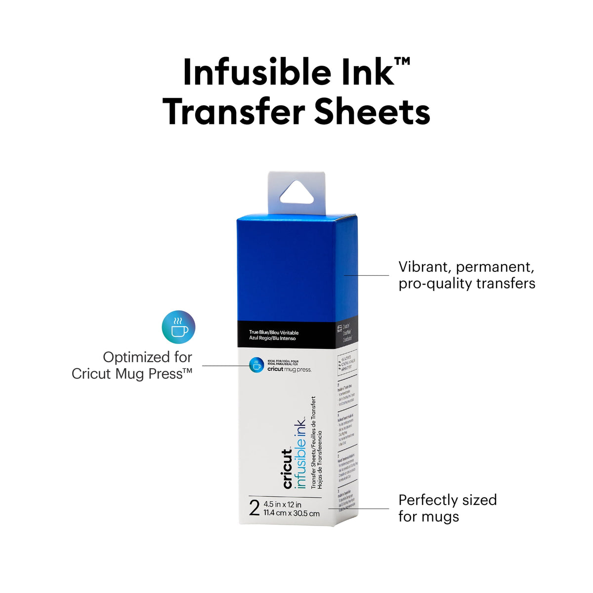 Infusible Ink™ Transfer Sheets (2 ct), 4.5" x 12",TRUE BLUE — product image 2