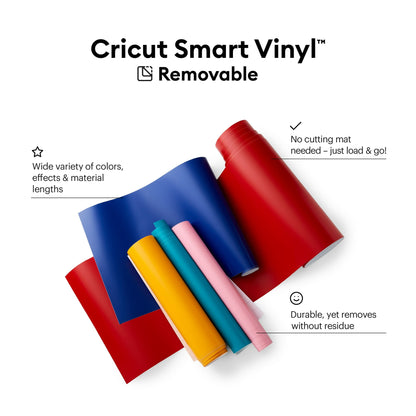 Cricut® Smart Vinyl™ Matless Removable Vinyl (12 ft), 13" x 144",Black — product image 2