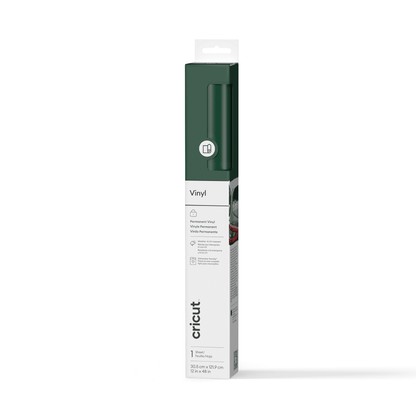 Cricut® Vinyl – Permanent (4 ft), 12 x48,Forest Green
