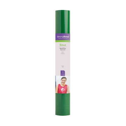 Cricut SportFlex Iron-On Vinyl, Green, 11.8" x 24"
