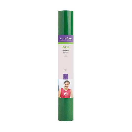 Cricut SportFlex Iron-On Vinyl, Green, 11.8" x 24"