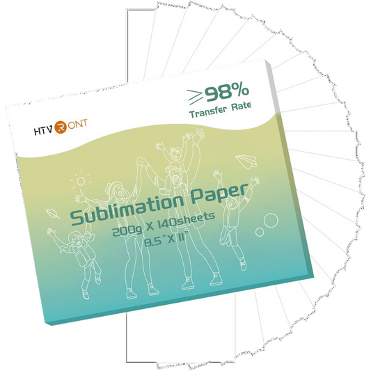HTVRONT Sublimation Paper 8.5 x 11 inches - 140 Sheets Sublimation Paper Compatible with Inkjet Printer 120gsm