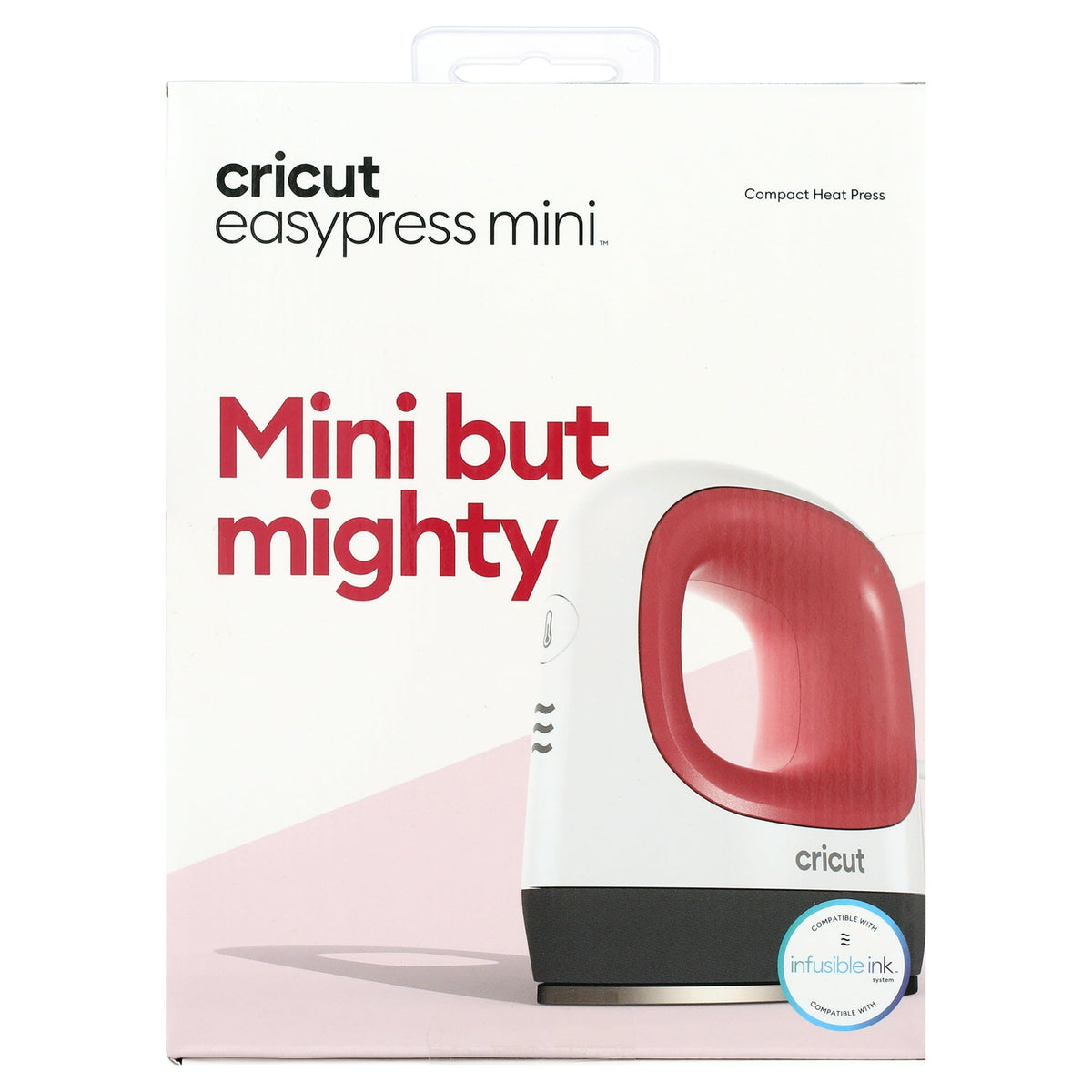 Cricut Easy Press Mini Heat Press Machine For Pressing Small Objects - 3 Heat Settings & Precision Tip - Ceramic-Coated Heat Plate - Compact & Lightweight, Raspberry 2025 Version — product image 7