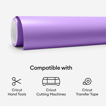 Cricut® Premium Vinyl™ – Removable, Light Purple, 12" x 48" — product image 2